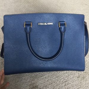 Michael Kors Selma Large Saffiano Leather Satchel